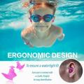 Reuseable Adults Swimming Diving Ear Plugs Waterproof Water Sports Kids Insulation Ear Protection 1Pair. 