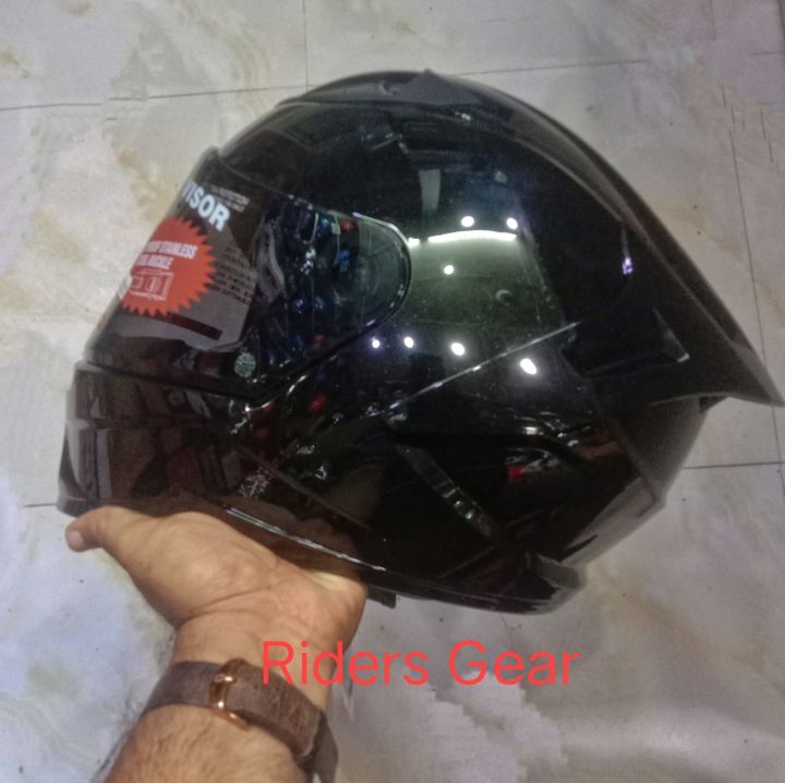 Studds%20Raider%20Fullface%20Glossy%20Black%20%20Helmet%20For%20riding%20Bike.%20-%20Image%207