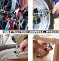 Universal Wrench 48 in 1 Socket Spanner Multifunction Tiger Wrench Tool with 360 Degree Rotating Head for Home DIY Car Repair. 