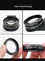 Walking Way Mobile Phone Macro Lens for phone 4K 20X/40X 37MM Close-up Photography Professional HD Macro Lens for Smartphone. 