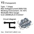 Wire Connector T type Quick Splice Electrical Cable Crimp Terminals for Wires Wiring 22-18AWG LED Car Connectors.
