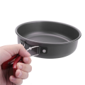 Camping Fry Pan Outdoor Camping Portable Non-Stick Cooking Picnic Hiking Cookware Kitchen Utensil Frying Pan.