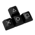 Keys Cap Up Down,Mechanical Keyboard Pbt Keycap Ps4 Button Key-Black.