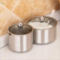 Spice jars with spoons Stainless steel spice jars Spice pots see. 