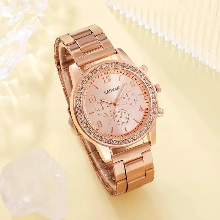 6PCS%20Set%20Rose%20Gold%20Luxury%20Watch%20Women%20Ring%20Necklace%20Earring%20Rhinestone%20Fashion%20Wristwatch%20Casual%20Ladies%20Bracelet%20Watches%20-%20Image%206