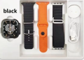 SMART WATCH Premium Quality Android WISME WS10 Ultra Full HD -  Display  (First Time in Bangladesh) (2024) - 3 x Silicon Straps, 8MP Camera, 4G/5G Smart Watch 8GB RAM , 128GB Internal Storage. 