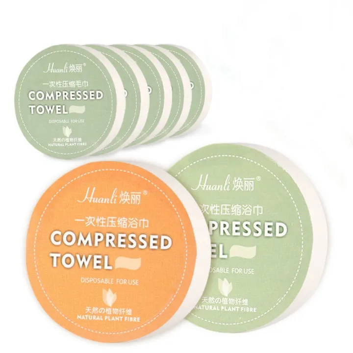 10pcs%20Disposable%20Compressed%20Towel%20Cotton%20Napkin%20Washcloth%20Outdoor%20Travel%20Towel%20Tissue%20Cleaning%20Hotel%20Bath%20Face%20Towels%20Portable%20-%20Image%202