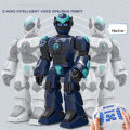 BG1532 Remote Control Robot Rechargeable Smart Voice Gesture Induction Children Programming Machine Model Toy.
