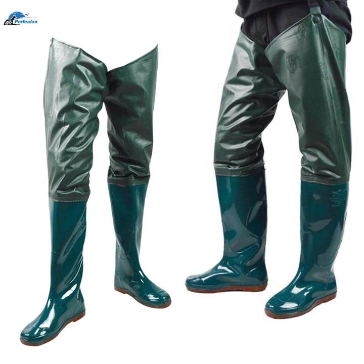Nylon%20Fly%20Coarse%20Fishing%20Hip%20Waders%20With%20Boots%20Wading%20Sock%20Boots%20Stocking%2037%20-%20Image%207