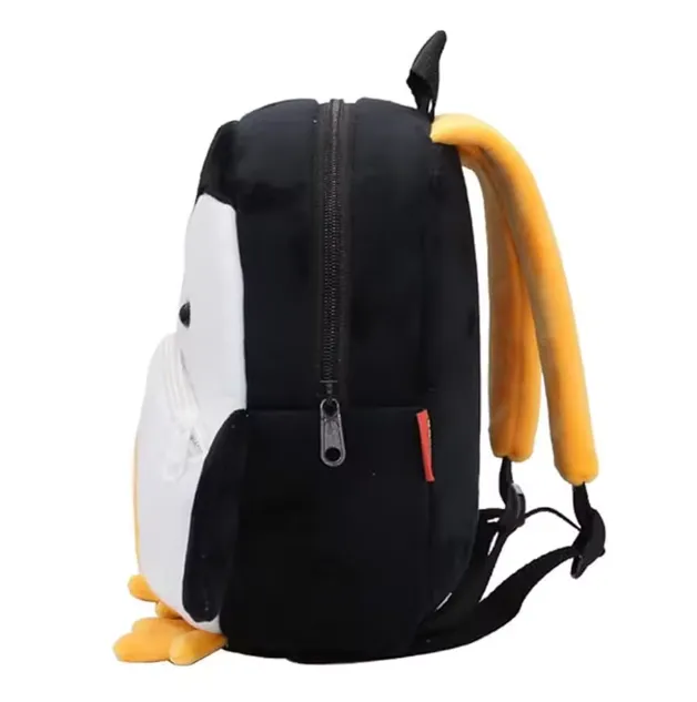 10x11%20Inches%20Toddler%20Plush%20Penguins%20Backpack%20Cute%20Baby%20Backpacks%20for%20Boy%20Girl%20Mini%20Backpack%20Preschool%20Baby%20Schoolbag%20-%20Image%203