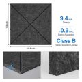 12 Pcs Acoustic Panels,for Acoustic Treatment,Wall Decor,Studio,Etc.