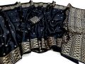 classy closet Exclusive Designer Screen Print Japani Silk Saree With Blouse for Women.