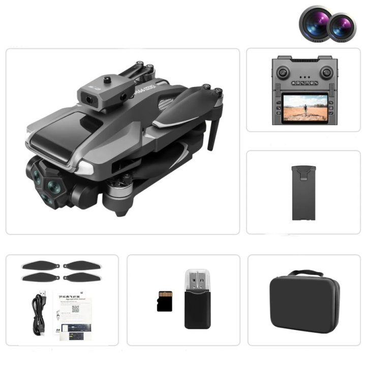 FLH%20M66%20MAX%205G%20WiFi%20FPV%20with%20Folded%20LCD%20Screen%20Camera%20Controller%20HD%20Dual%20Camera%20Servo%20Gimbal%20360%C2%B0%20Obstacle%20Avoidance%20Brushless%20RC%20Drone%20Quadcopter%20RTF%20-%20Two%20Batteries%20-%20Image%209