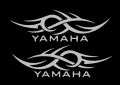 Yamaha Flame Design Sticker for bike.