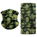 One piece dropshipping AliExpress face mask printing pattern camouflage skull print foreign trade bib neck windproof cloth masked scarf.