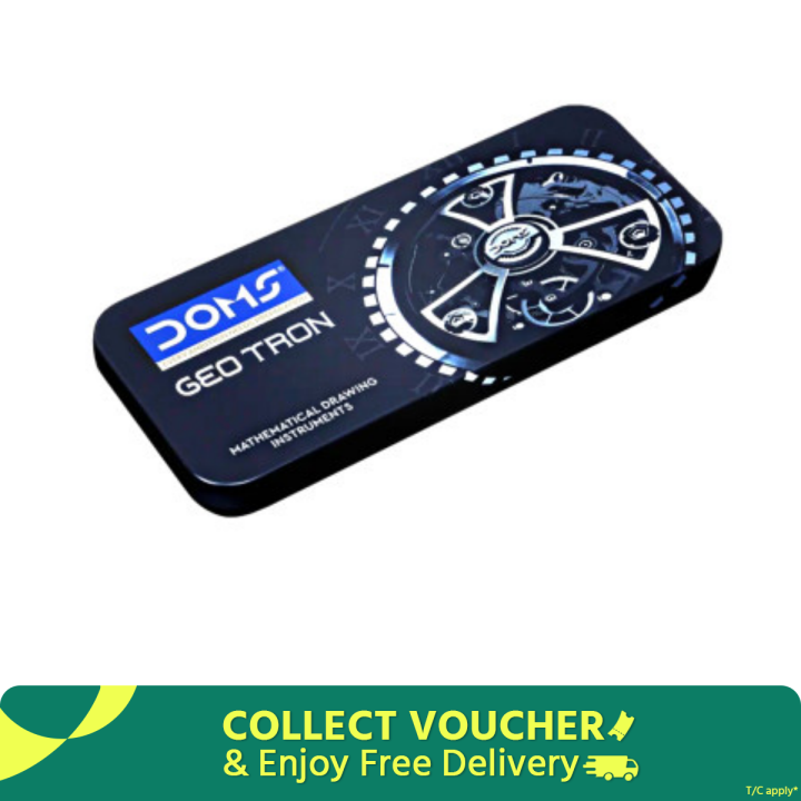 Doms Geo Tron Mathematical Drawing Instrument Box(free 1 Ball pen and sign pen)