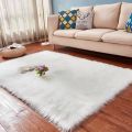 Thick Carpet Soft Sheepskin for Living Room Plush Rug Bedroom Faux Fur Wool Fluffy Floor Carpets Window Bedside Home Decor Rugs. 
