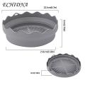 Silicone Fryer Liner 2pcs Silicone Fryer Liner Round Foldable Food Grade Bpa Free Heat Resistant Dishwasher Safe Reusable Oven Baking Tray Basket Bowl Kitchen Supplies Non-stick Fryer Liner. 