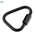 Triangle Stainless Steel Carabiner Outdoor Camping Keychain Quick Link 6mm 6mm. 