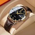 POEDAGAR Men's Watches Top Brand Luxury Men Wrist Watch Leather Quartz Watch Sports Waterproof Male Clock Relogio Masculino+Box.