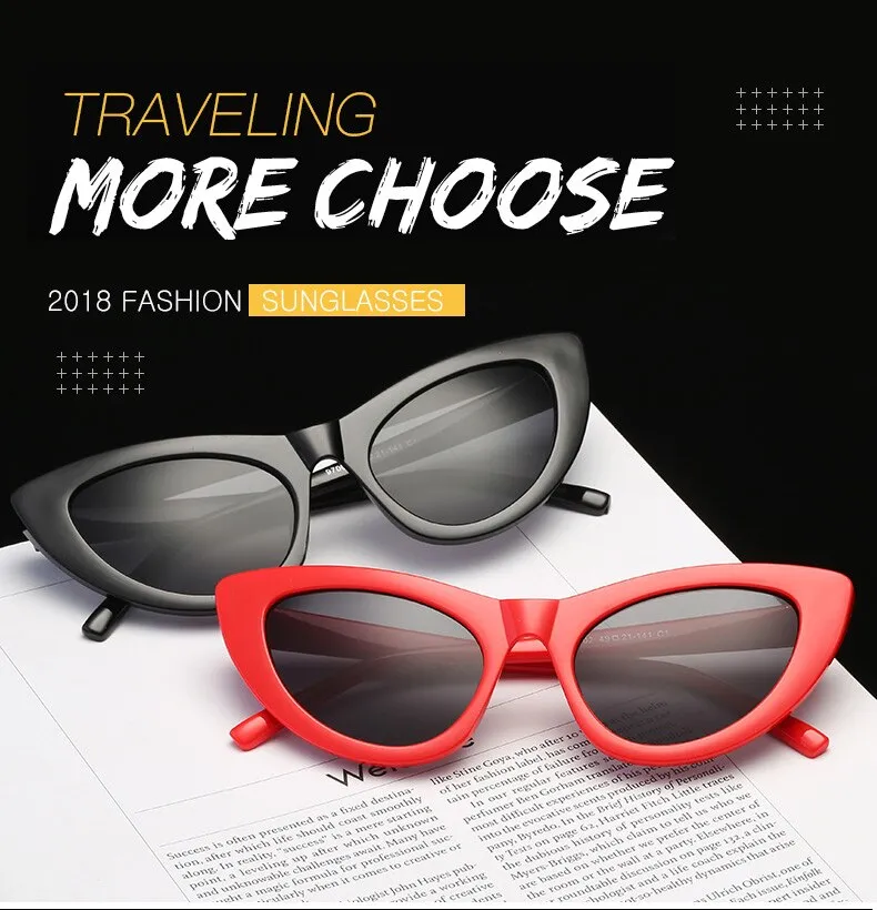 Eye Glasses Best Female Sunglasses 2018 Happy One】C1 BlackLady