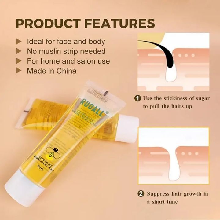 Sugaring%20Hair%20Removal%20Sugar%20Wax%20Kit%20Wax%20Hair%20Removal%20For%20Women%20All%20Skin%20Types%20At%20Home%20Waxing%20Kit%20With%2075g%20Sugar%203%20Wax%20Strips%20-%20Image%205