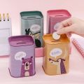 Tinplate Piggy Bank 1pc Storage Box Coin Bank Metal Money Bank Piggy Bank for Kids.