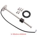 0-190ohm 600mm-400/450/500/550/600/650 mm Boat Car Fuel Water Level Gauge Sensor 0-190 ohm/240~33 ohm Stainless Steel Fuel Level Sensor.