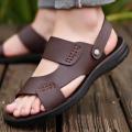 Two-Step Stylish Fashionable Soft A.T. Leather Sandal for Men from Taws Bazar. 