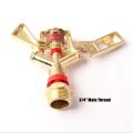 Rocker Arm 3/4 Inch Size Metal Sprinkler Spray Distance 15-24 Meter 360 Degree Full Circle Nozzle Rotate Lawn and Garden Irrigation Sprinkler, Durable, Long Lasting, High Quality Sprinkler.. 