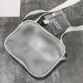 MOJOYCE Casual Fashion Women PVC Jelly Transparent Crossbody Mini Bag Girls Zipper Messenger Shoulder Handbags. 