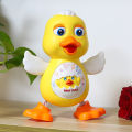 panda Electric Dancing Space Smooth with Music Light Noisy Duck Toys Battery Powered Glowing Duck Doll for Children Birthday Gif LaoXzhongX.