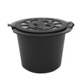 5 Reusable Capsules Refillable Coffee Capsule Filter with Coffee Machines with Coffee Spoon Brush.
