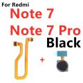 Fingerprint Sensor Flex For Xiaomi Redmi Note 7 Plus Prime Pro Home Button Back Menu Key Touch ID Finger Scanner Cable Ribbon. 