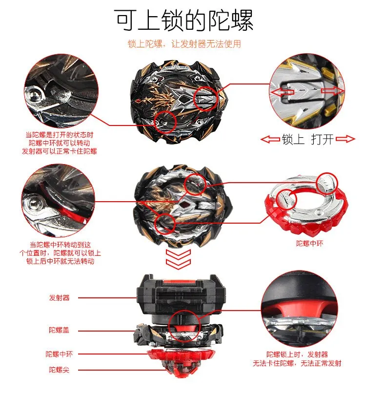 Mksafn Bayblade Burst Prime Apocalypse GT B-153 er Rise