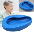 Portable Bedpan Lightweight Smooth Contoured Durable Stable Bed Pan for Elderly Female Male. 
