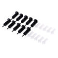 10Pcs 775 CPU heatsink mount pin plastic push screw cooling fan mounting clip. 