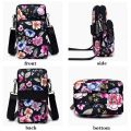 Forearm Bag Coin Purse Mobile Phone Bag Oxford Leisure Crossbody Bag Movement Dancing Mini Shoulder Bag Female Lady Girl.
