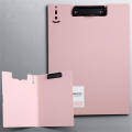 Multi-Functional File Folder Paper Organizer A4 Size Hard Cover Clipboard File Cover for Office Supplies School Stationery. 