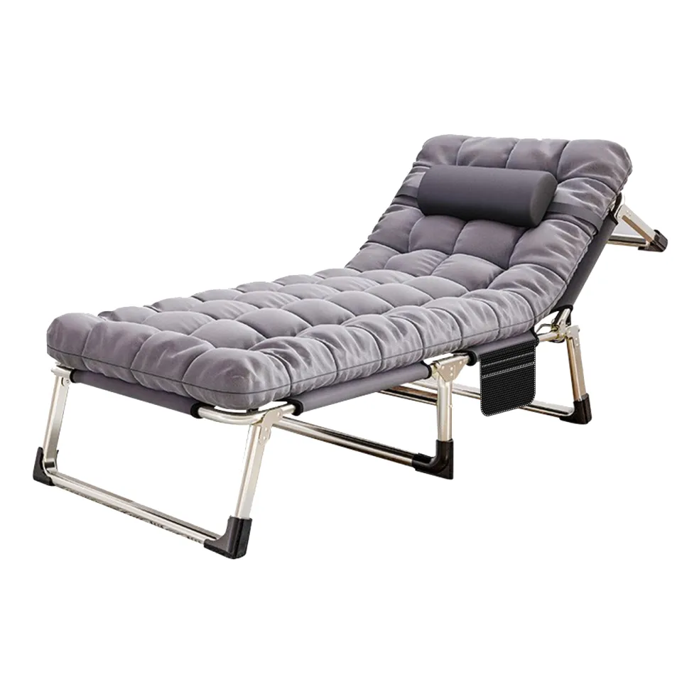 Outdoor Portable Folding Lounge Chairs Adjustable Multi Angle