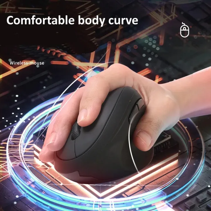 HKZA%202.4G%20Wireless%20Vertical%20Mouse%20Ergonomic%20USB%20Mouse%201600DPI%20Office%20Mice%20Pink%206D%20Mini%20Silent%20Gamer%20Mause%20for%20Computer%20Laptop%20PC%20-%20Image%202