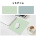 Multiple Colors Solid Color Simple Mini Small Portable Mouse Pad Square Leather Mat Desk Available Wholesale. 