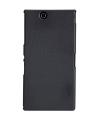 Sony Xperia Z Ultra XL39H Super Frosted Shield Back Case - Black. 
