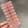 1Sheet Gel Nail Wraps Polish Strips Semi Cured Gel Nail Stickers Manicure Tool MOYAO. 