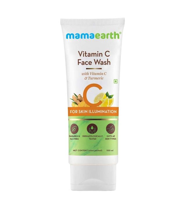 Mamaearth Vitamin C Face Wash With Vitamin C and Turmeric For Skin Illumination 100ml