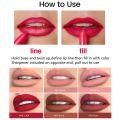 【sought-after】 Matte Lipstick Pen Pink Matte Solid Lip Gloss Waterproof Long Lasting Lipstick Pencil Lip Liner Pen Lip Makeup.