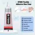B7000 High-Strength Adhesive Glue for Jewelry Repair, Phone Screen, and DIY Crafts - Non-Toxic, Fast Drying, Crystal Clear.