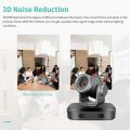 GUCEE G07-4K10X Webcam, 4K HD 10x Optical Zoom Auto Focus Built-in Microphone - Black, EU Plug. 