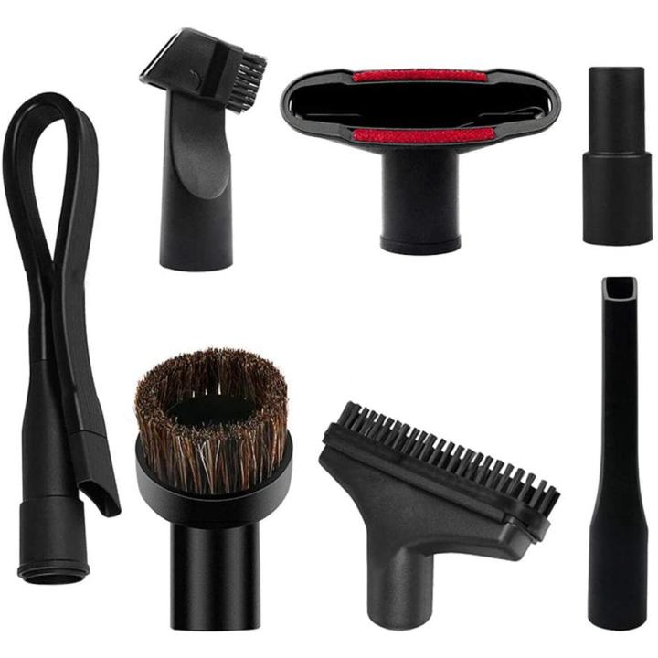 BRADOO-Universal Replacement 32mm (1 1/4 Inch Vacuum Attachments) and 35mm (1 3/8 Inch) Vacuum Accessories Dusty Brush Kit 7Pcs