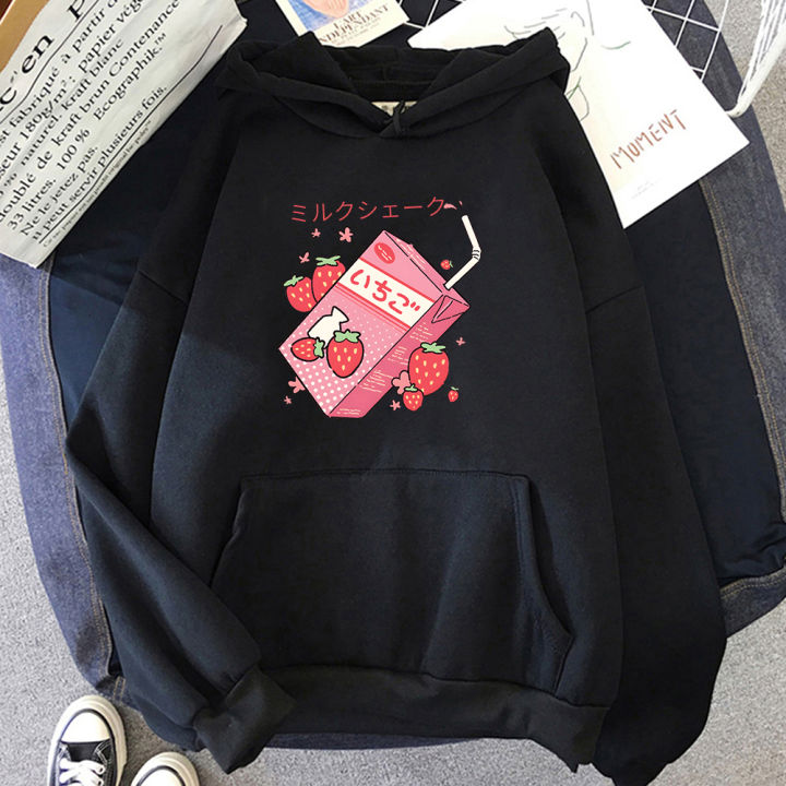 Strawberry%20Milk%20Hoodie%20Women/Men%20Harajuku%20Aesthetic%20Clothing%20Autumn%20Winter%20Kawaii%20Graphic%20Hoodies%20Girls%20Cute%20Printed%20Sweatshirts%20-%20Image%203
